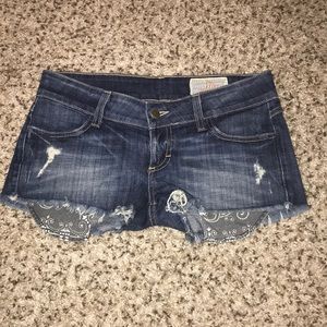 Siwy Low Rise Denim Shorts